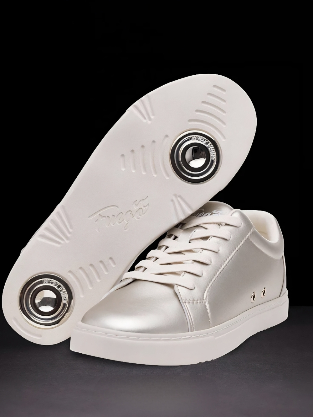 NEW Fuego Low Top Dance Sneaker - Champagne